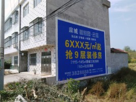 清镇墙体广告质量分析