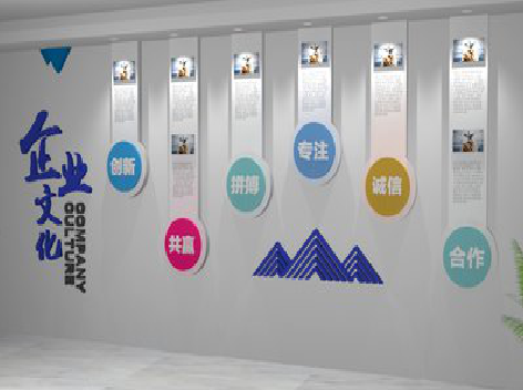 清镇企业文化墙需要传递什么办公文化？